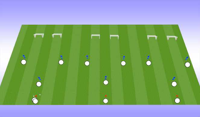 Football/Soccer Session Plan Drill (Colour): Animation 1