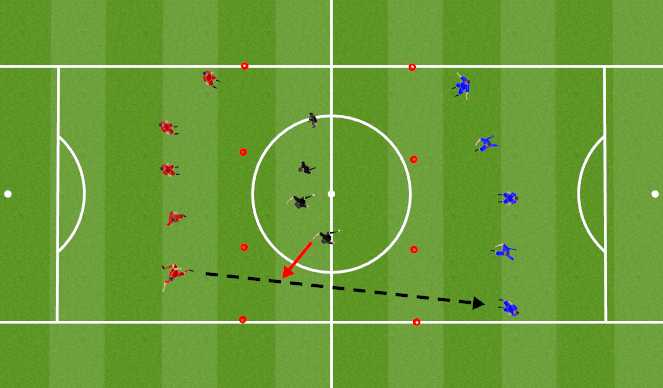 Football/Soccer Session Plan Drill (Colour): 技能練習
