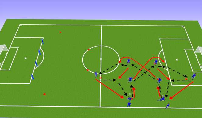 Football/Soccer Session Plan Drill (Colour): Technical