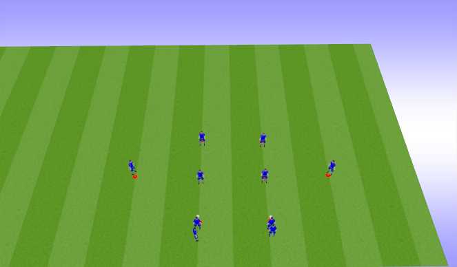 Football/Soccer Session Plan Drill (Colour): Animation 3