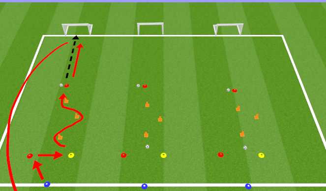 Football/Soccer Session Plan Drill (Colour): BCA 10 min