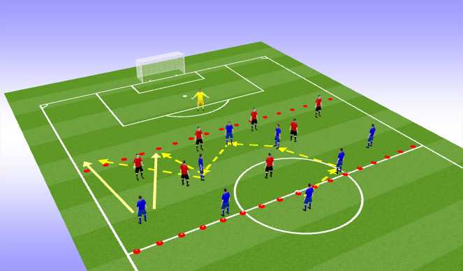 Football/Soccer Session Plan Drill (Colour): Positional Game