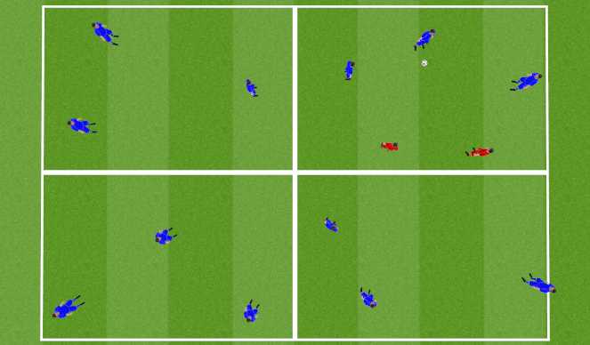 Football/Soccer Session Plan Drill (Colour): 技能練習