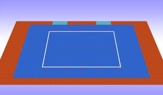 Futsal Session Plan Drill (Colour): Set Up