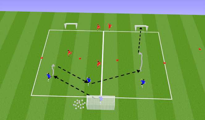 Football/Soccer Session Plan Drill (Colour): Screen 1