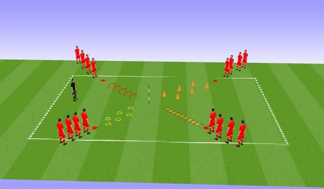 Football/Soccer Session Plan Drill (Colour): Screen 1
