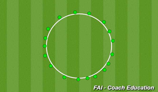 Football/Soccer Session Plan Drill (Colour): Cool down