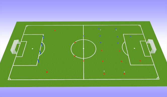 Football/Soccer Session Plan Drill (Colour): Warm Up