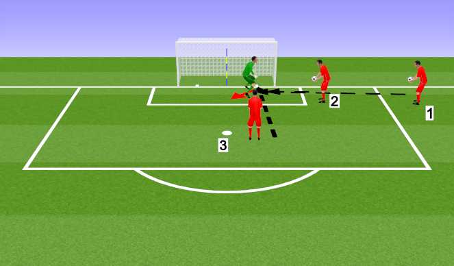 Football/Soccer Session Plan Drill (Colour): Warm up