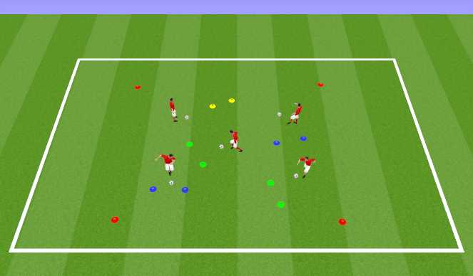 Football/Soccer Session Plan Drill (Colour): Screen 1