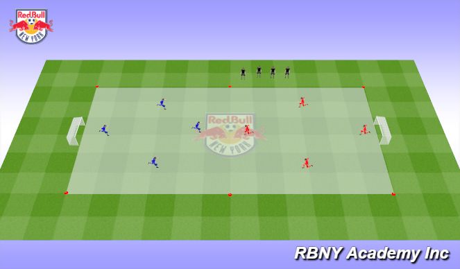 Football/Soccer Session Plan Drill (Colour): Game