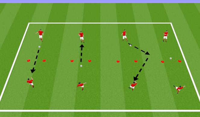 Football/Soccer Session Plan Drill (Colour): Screen 1