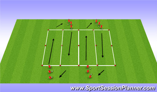 Football/Soccer Session Plan Drill (Colour): Ball Manipulation & Control