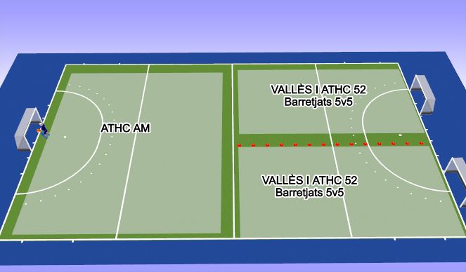 Hockey Session Plan Drill (Colour): PARTIT