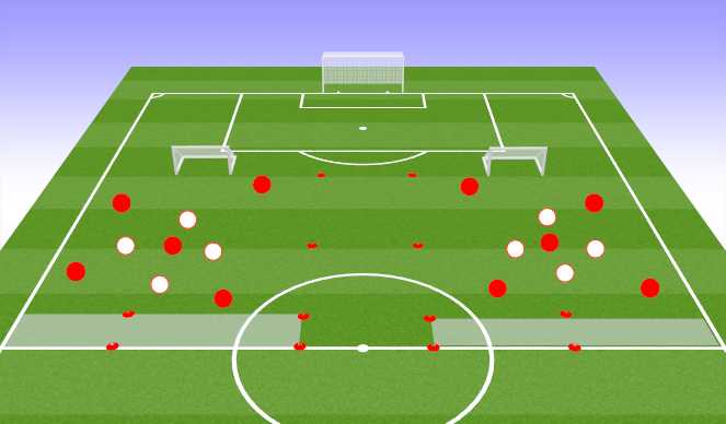 Football/Soccer Session Plan Drill (Colour): Technical 