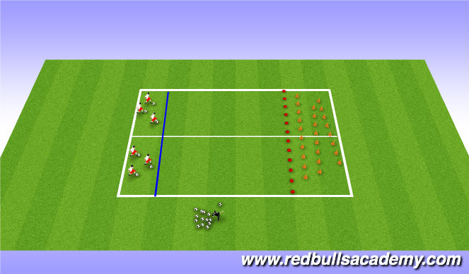 Football/Soccer Session Plan Drill (Colour): Main Theme 2