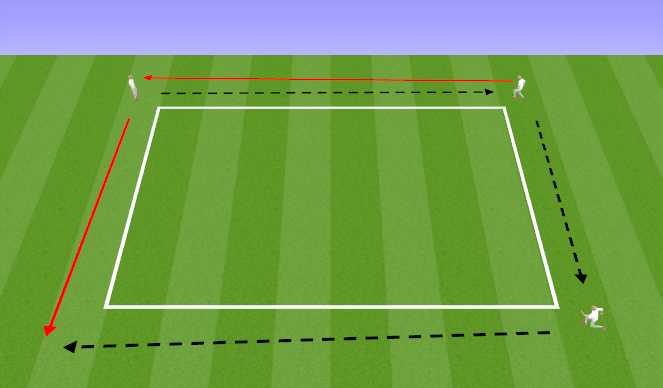 Football/Soccer Session Plan Drill (Colour): Play and move.