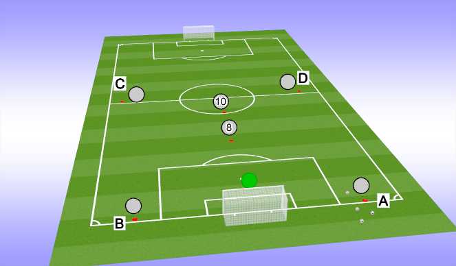 Football/Soccer Session Plan Drill (Colour): Animation 2