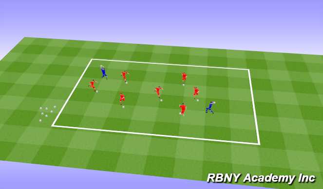 Football/Soccer Session Plan Drill (Colour): Ghostbusters