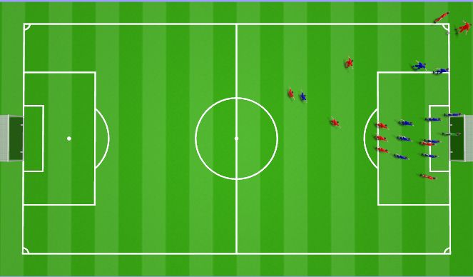 Football/Soccer Session Plan Drill (Colour): Long 