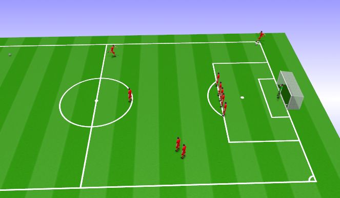 Football/Soccer Session Plan Drill (Colour): reverse 