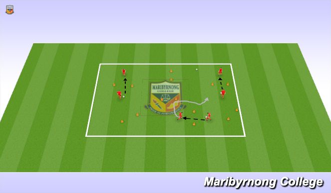 Football/Soccer Session Plan Drill (Colour): Skill Introduction
