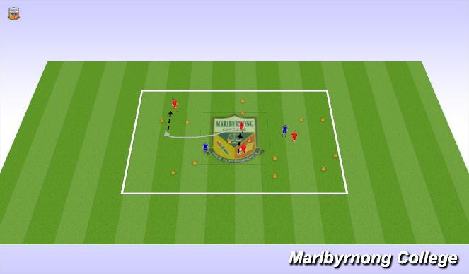 Football/Soccer Session Plan Drill (Colour): Skill Training 