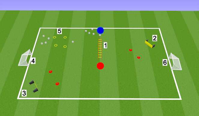 Football/Soccer Session Plan Drill (Colour): Screen 1