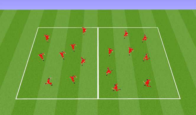 Football/Soccer Session Plan Drill (Colour): 綬和活動