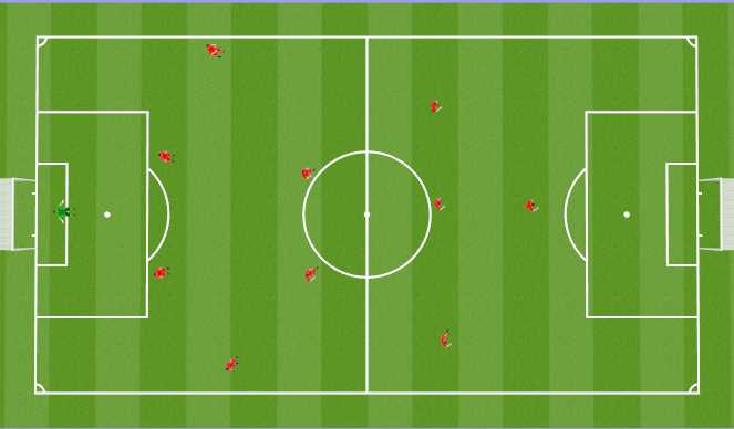 Football/Soccer Session Plan Drill (Colour): Match Play