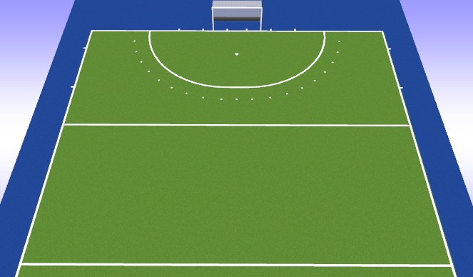 Hockey Session Plan Drill (Colour): Week 1