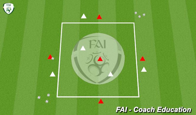 Football/Soccer Session Plan Drill (Colour): Combining