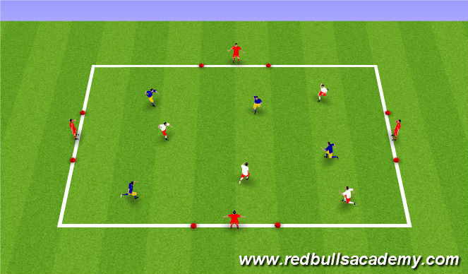 Football/Soccer Session Plan Drill (Colour): Main Theme