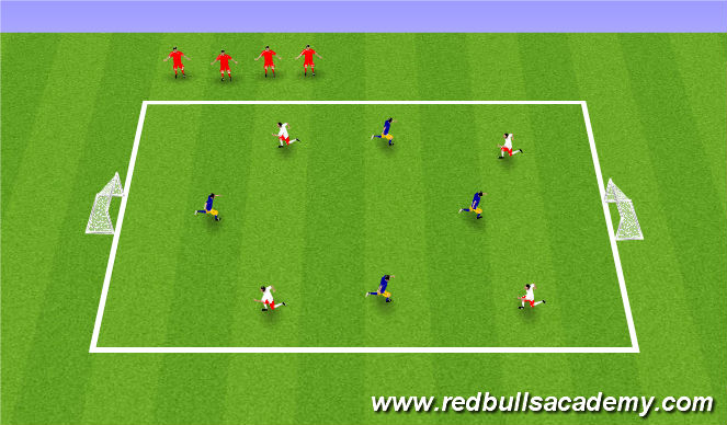 Football/Soccer Session Plan Drill (Colour): Free Play