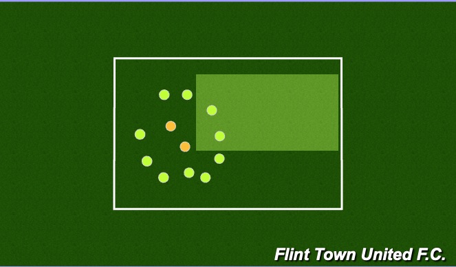Football/Soccer Session Plan Drill (Colour): Arrival / Warm Up
