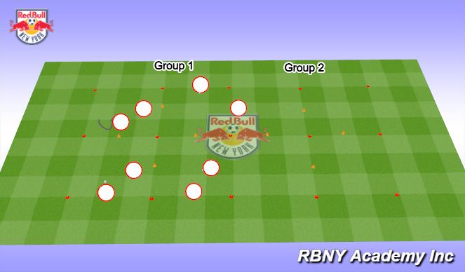 Football/Soccer Session Plan Drill (Colour): Main Activity