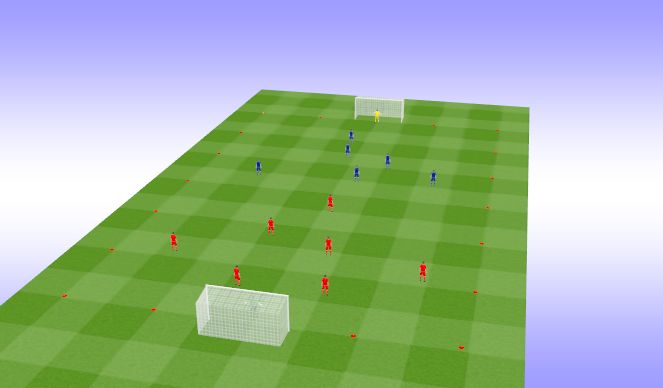 Football/Soccer Session Plan Drill (Colour): Game