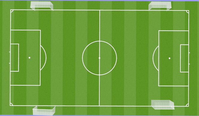 Football/Soccer Session Plan Drill (Colour): Coach Matty's Warm-up
