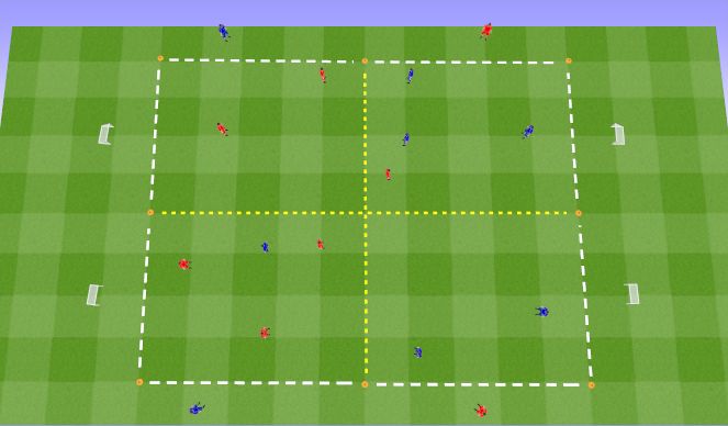 Football/Soccer Session Plan Drill (Colour): Screen 1
