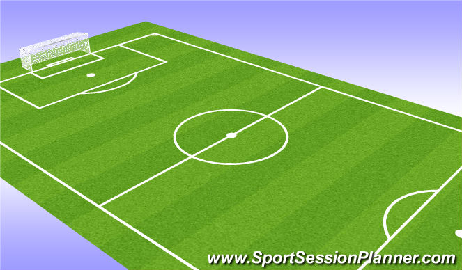 Football/Soccer Session Plan Drill (Colour): Playing Out v High Press
