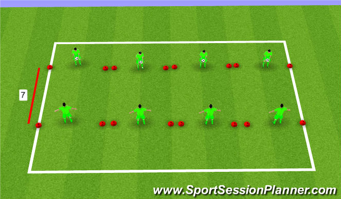 Football/Soccer Session Plan Drill (Colour): Opposed Practice