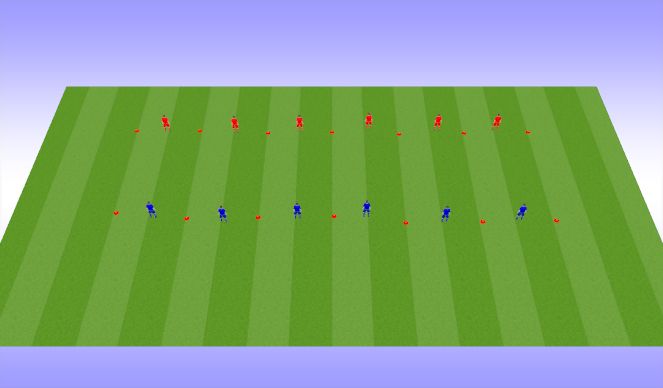 Football/Soccer Session Plan Drill (Colour): Fundamentals of Passing/Receiving