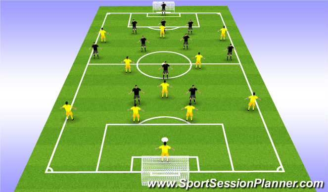 Football/Soccer Session Plan Drill (Colour): 11 ΕΝΑΝΤΙΟΝ 11