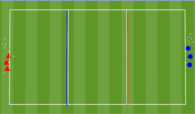 Football/Soccer Session Plan Drill (Colour): Line Soccer - 1v1