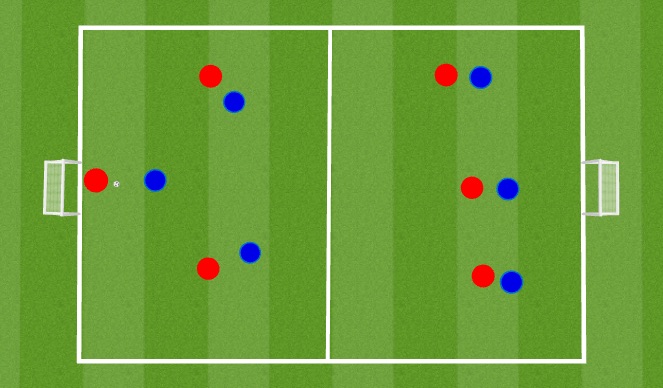 Football/Soccer Session Plan Drill (Colour): Skill Game