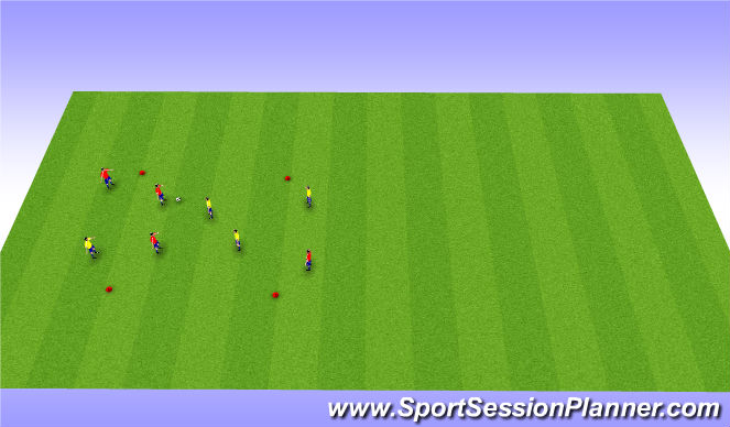 Football/Soccer Session Plan Drill (Colour): Screen 3