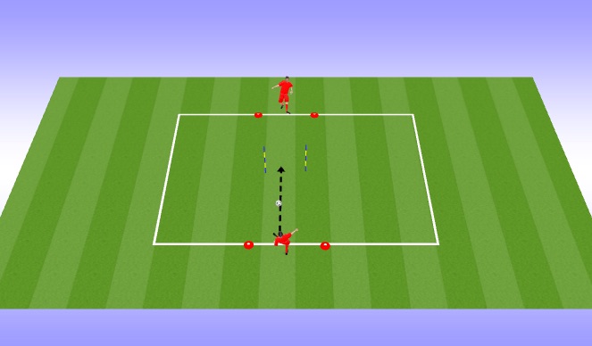 Football/Soccer Session Plan Drill (Colour): passing tourney