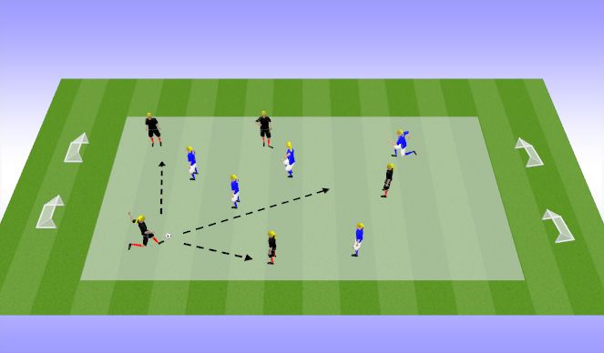 Football/Soccer Session Plan Drill (Colour): Screen 4