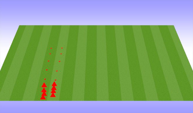 Football/Soccer Session Plan Drill (Colour): Fifa 11 warm up