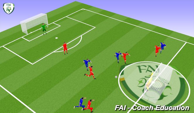 Football/Soccer Session Plan Drill (Colour): Screen 7